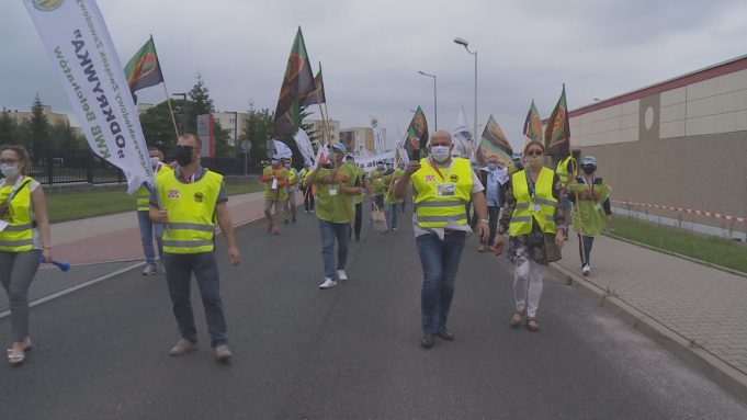 Protest przed PGE GiEK S.A.