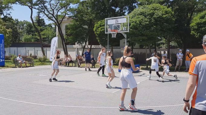 Streetball na placu Narutowicza