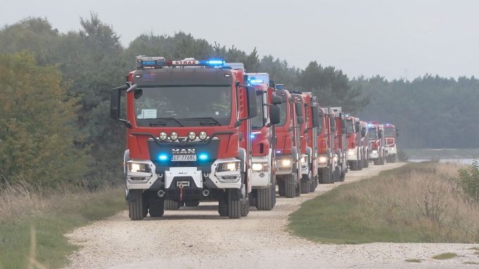 Strażackie ćwiczenia