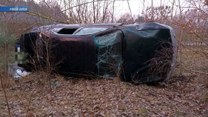 21-latek wjechał w zarośla. Interweniowała policja
