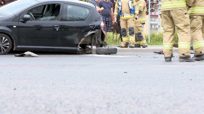 Kolizja na ul. Staszica