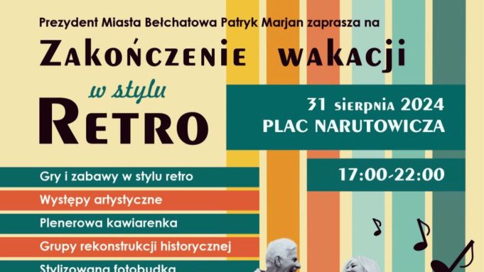 Zakończenie wakacji w stylu retro