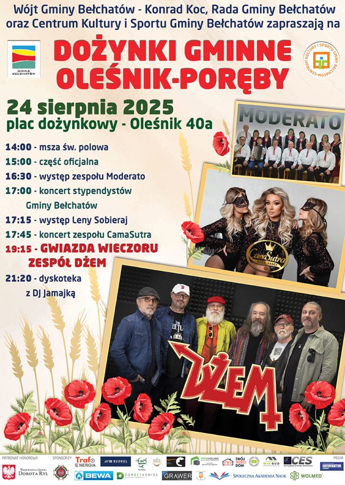 Dożynki Gminne w Oleśniku i Porębach