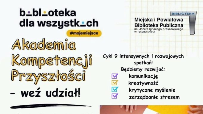 Akademia Kompetencji Przyszłości – bezpłatne warsztaty