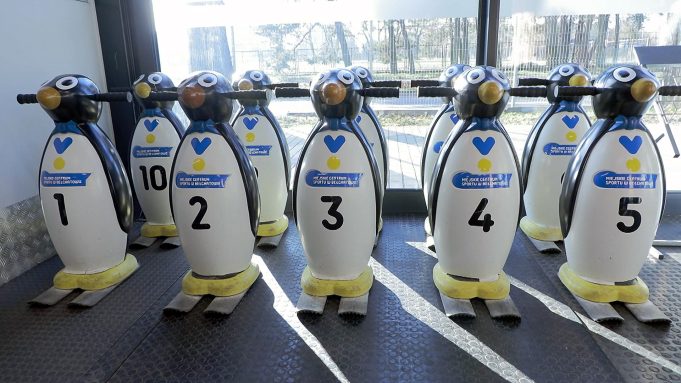 łyżwy, lodowisko miejskie - 2025, pingwiny