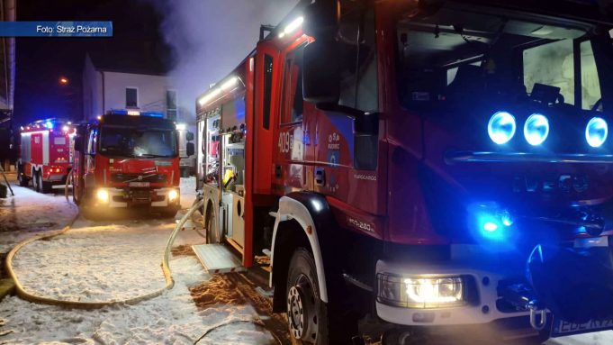 pożar, Rusiec, 2026, KP PSP w Bełchatowie