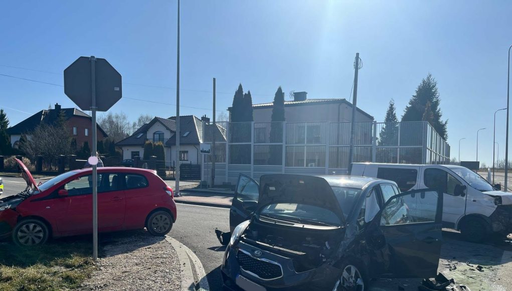 Kolizja w rejonie wschodniej obwodnicy miasta