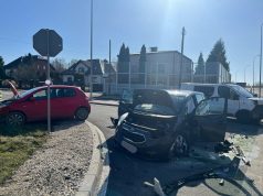 Kolizja w rejonie wschodniej obwodnicy miasta