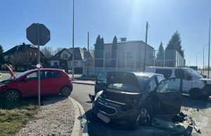 Kolizja w rejonie wschodniej obwodnicy miasta