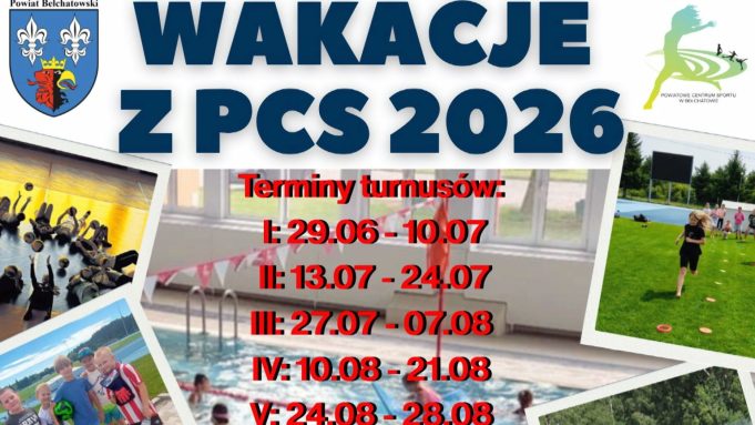 Wystartowały zapisy na „Wakacje z Powiatowym Centrum Sportu”