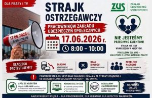 Pracownicy ZUS zapowiadają 2-godzinny strajk ostrzegawczy