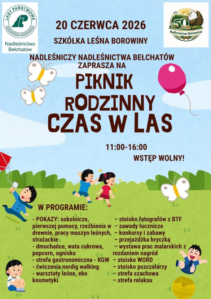 czas w las piknik 2026! 20 czerwca