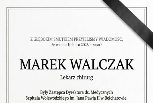 Nie żyje dr Marek Walczak