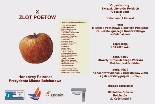 MiPBP zaprasza na X Zlot Poetów