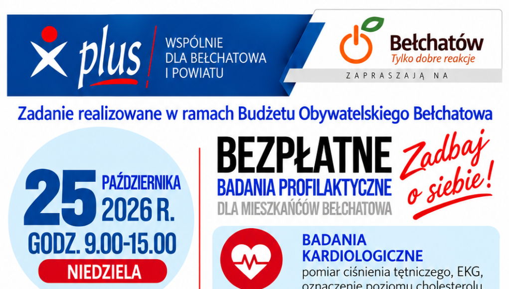 Razem z Sercem – Zdrowy Bełchatów na PLUS